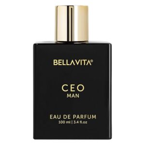 Bella Vita Luxury CEO MAN Perfume 100ml | Long Lasting | Eau De Parfum | Lemon, Lavender, Tonka, Mandarin & Vetiver | Woody, Citrus Premium Fragrance | Ideal Gift for Man